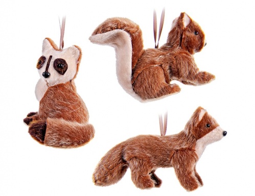 Елочная игрушка "Лесные зверушки", 10 см, разные модели, Kaemingk фото 2