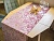 Дорожка для стола РОЖДЕСТВЕНСКАЯ РАДОСТЬ - МАКСИ (Листья), розовая, 48х270 см, Due Esse Christmas