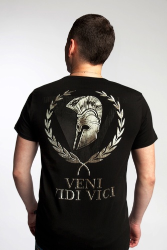 Мужская футболка"Спартанец (Veni vidi vici)" фото 3