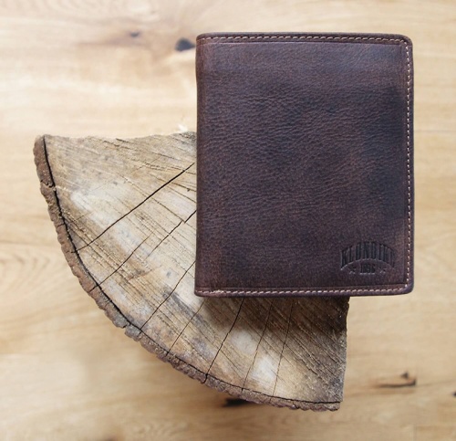 Бумажник Klondike Eric, коричневый, 10x12 см фото 9