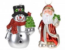 Набор ёлочных игрушек "Новогодние волшебники", 8 см (3 шт.), разные модели, Koopman International