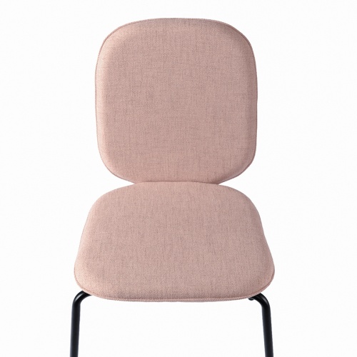 Набор из 2 стульев oswald, рогожка, бежево-розовые фото 5