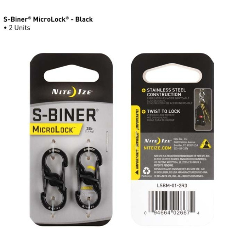 Карабин Nite Ize S-Biner MicroLock фото 2