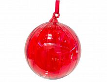 Стеклянный шар Рубиновое Рождество 120 мм (ShiShi)