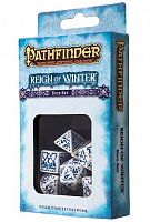 Набор кубиков Pathfinder "Reign of Winter" для RPG. , бело-синий