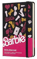 Блокнот Moleskine Barbie LE, цвет черный, без разлиновки