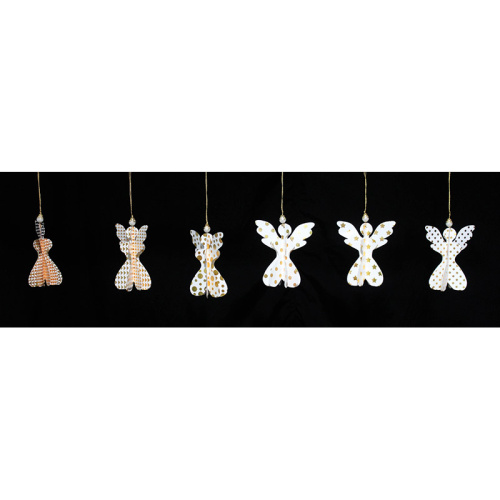 Набор декоративных елочных украшений angels, 6 шт. фото 6