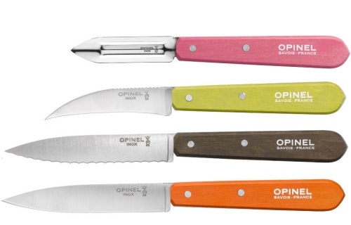Набор ножей Opinel Less Essentieles, нержавеющая сталь, (4 шт./уп.), 001452 фото 6
