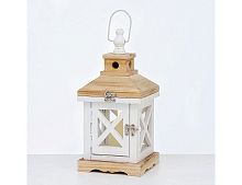 Подсвечник-фонарь БОРСАЛИНО малый, дерево, 33 см, Boltze