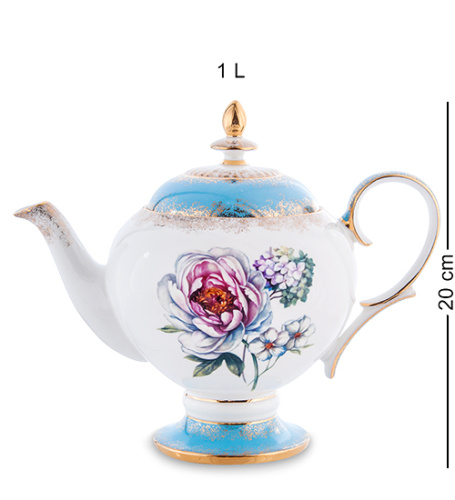 Чайный сервиз "Цветок Неаполя" (Fiore Napoli Pavone) из 22 предметов, на 6 персон, артикул JK-132 фото 2