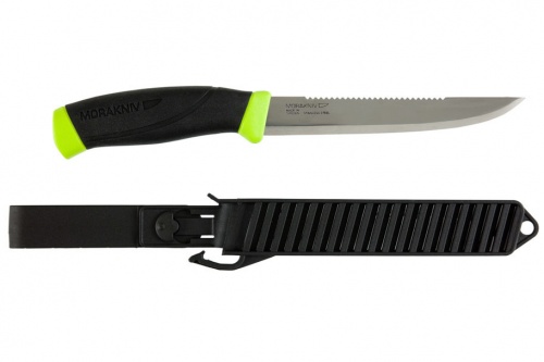 Нож Morakniv Fishing Comfort Scaler 150, нержавеющая сталь, черный/зеленый фото 3