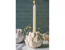 Керамический подсвечник ХРУПКАЯ КУВШИНКА, бежевый, 13 см, Boltze