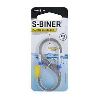 Карабин с блокировкой Nite Ize S-Biner® Marine SlideLock® размер 3