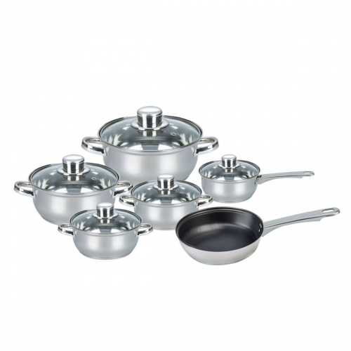 P-640554 Comodo Набор посуды для приготовления, 11 предметов, Pomi d'Oro