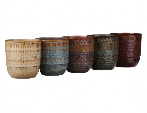 Керамическое кашпо "Ивар", 14х13 см, разные цвета, Edelman