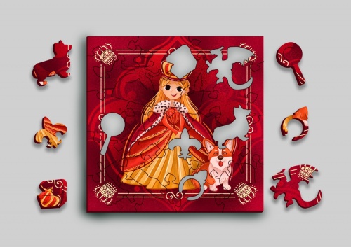Деревянный пазл-головоломка Mr.Puzz Интерактивный &quot;Британская Принцесса&quot; фото 10