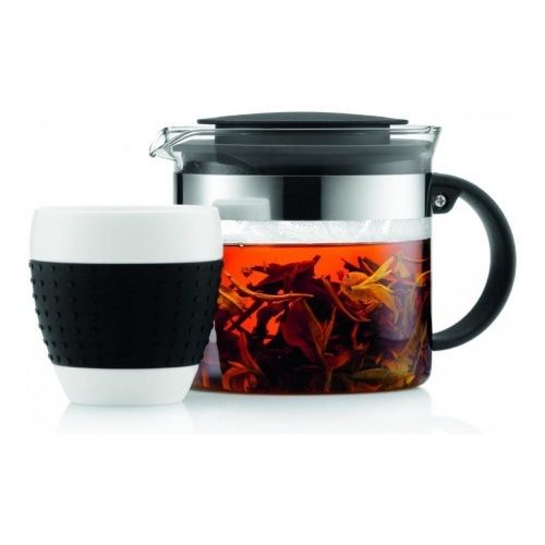 Чайник заварочный с фильтром Bodum Bistro Nouveau 1 л. черный фото 4