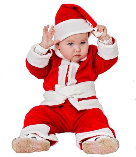 Карнавальный костюм "Санта клаус малыш", 1-2 года, Бока