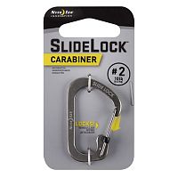 Карабин с блокировкой Nite Ize SlideLock Carabiner, размер 2 стальной