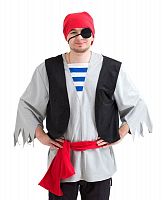 Карнавальный костюм "Пират" (взрослый), размер 50-52, Бока