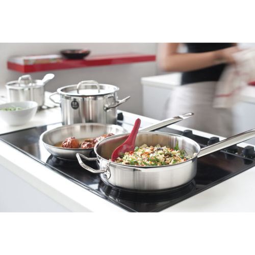 Кастрюля BEKA GRANDE TABLE 19 л (16 см) с матовой полировкой с полированной окантовкой, из нержавеющей стали, серого цвета фото 2