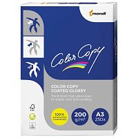 Бумага для цветной лазерной печати Color Copy Glossy А3, 200 г/м2, 250 листов, глянцевая
