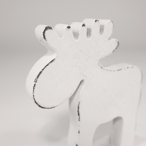 Фигурка декоративная white raindeer, 15х11х5 см фото 3