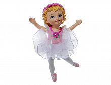 Ёлочная игрушка "Крошка балерина" в венке, полистоун, текстиль, 9.5 см, Kurts Adler