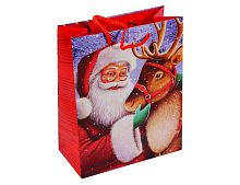 Подарочный пакет БАББО НАТАЛЕ (с оленем), Due Esse Christmas