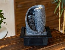 Настольный мини-фонтан с подсветкой "Диона", холодная белая LED-подсветка, 17x20x25 см, Kaemingk (Lumineo)