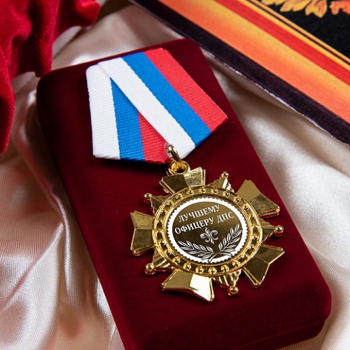 Орден подарочный Лучшему офицеру ДПС, 10102011 фото 5