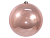Пластиковый шар глянцевый, цвет: нежно-розовый, 140 мм, Kaemingk