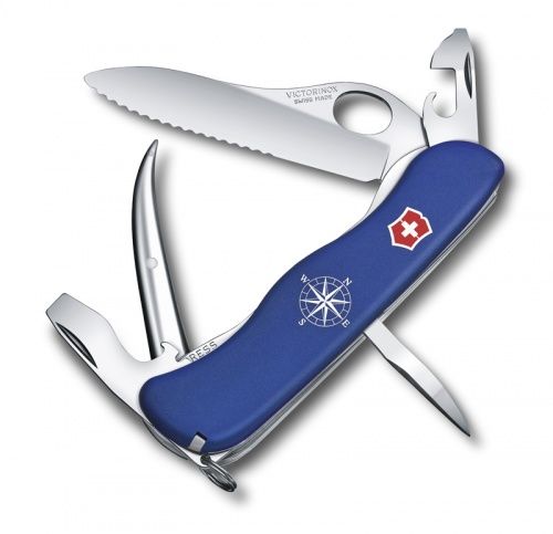 Нож Victorinox Skipper Pro, 111 мм, 12 функций, синий фото 3