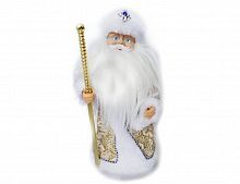 Дед Мороз в золотистой или синей шубе, анимация, звук, 30 см, Новогодняя сказка