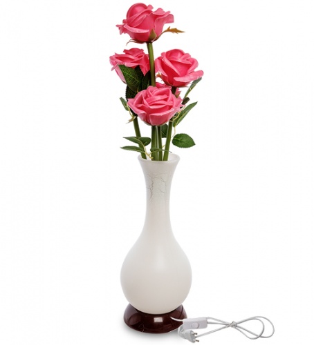 LP-06 Розы в вазе с LED-подсветкой фото 2