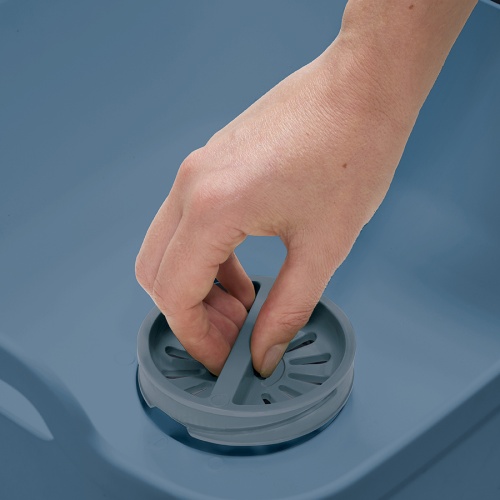 Контейнер для мытья посуды wash&drain™, синий фото 8