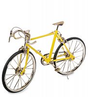 VL-17/3 Фигурка-модель 1:10 Велосипед шоссейник "Racing Bike" желтый