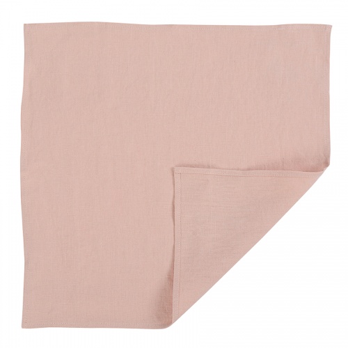Салфетка сервировочная салфетка из умягченного льна розово-пудрового цвета из коллекции essential фото 3
