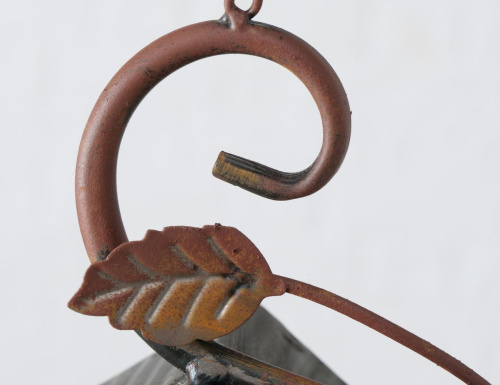 Садовое украшение СКВОРЕЧНИК С ЛОЗОЙ, металл, 30х20 см, Boltze фото 2