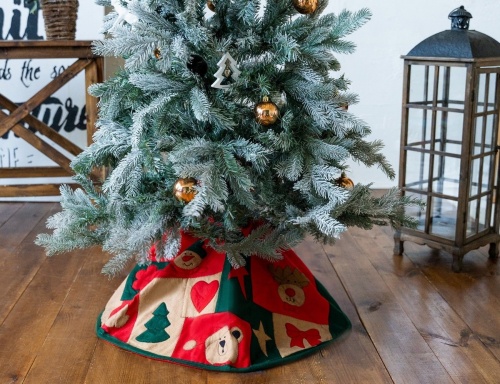 Юбка-покрывало для декорирования основания елки "Новогодние мотивы", 100 см, Koopman International в интернет-магазине VsemPodarok.com