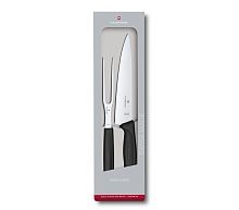 Набор Victorinox кухонный, 2 предмета, черный (подарочная упаковка)