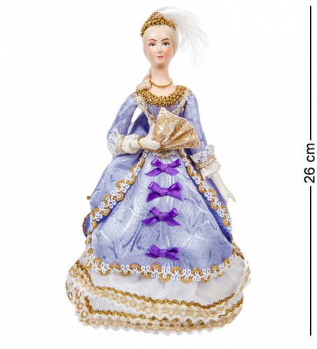 RK-170 Кукла "Дама в платье с турнюром"