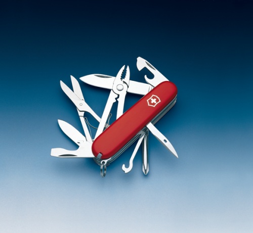 Нож Victorinox Deluxe Tinker, 91 мм, 17 функций, красный фото 3