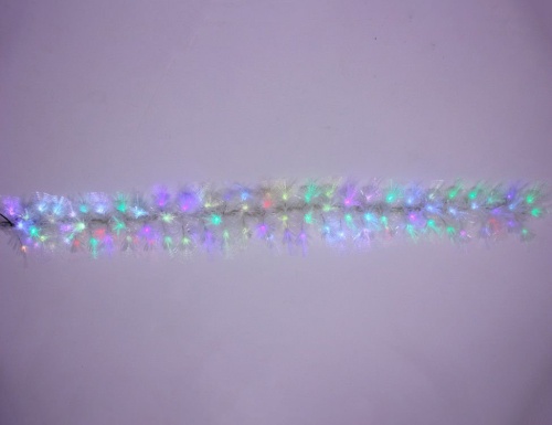 Оптиковолоконная гирлянда СЕВЕРНОЕ СИЯНИЕ, белая, разноцветные светодиоды, мерцающая, 200 см, Edelman, Luca фото 4