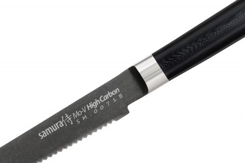 Нож Samura для томатов Mo-V Stonewash, 12 см, G-10 фото 4