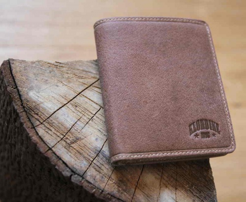 Бумажник Klondike Finn, коричневый, 10x11,5 см фото 12