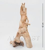 45-009 Статуэтка "Лошадь с жеребенком" 40 см