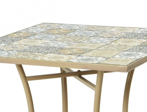 Садовый стол "Тулуза", металл, мозаика, 58x58x72 см, Kaemingk фото 2