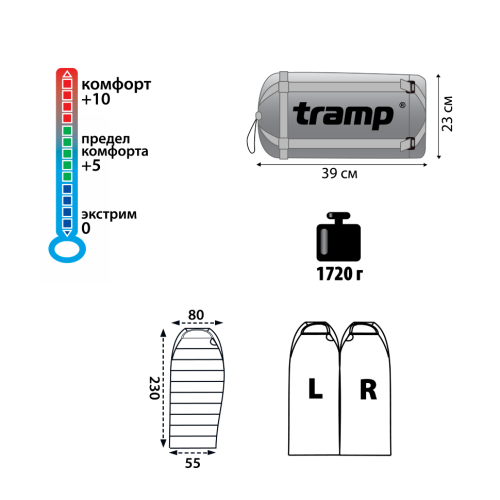 Спальный мешок Tramp Siberia 3000 фото 2