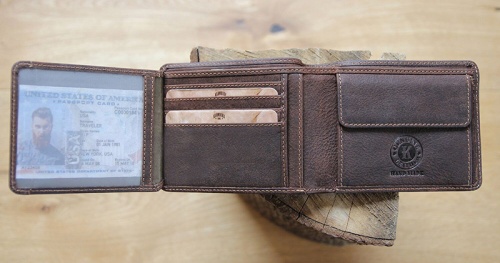 Бумажник Klondike Peter, коричневый, 12x9,5 см фото 12